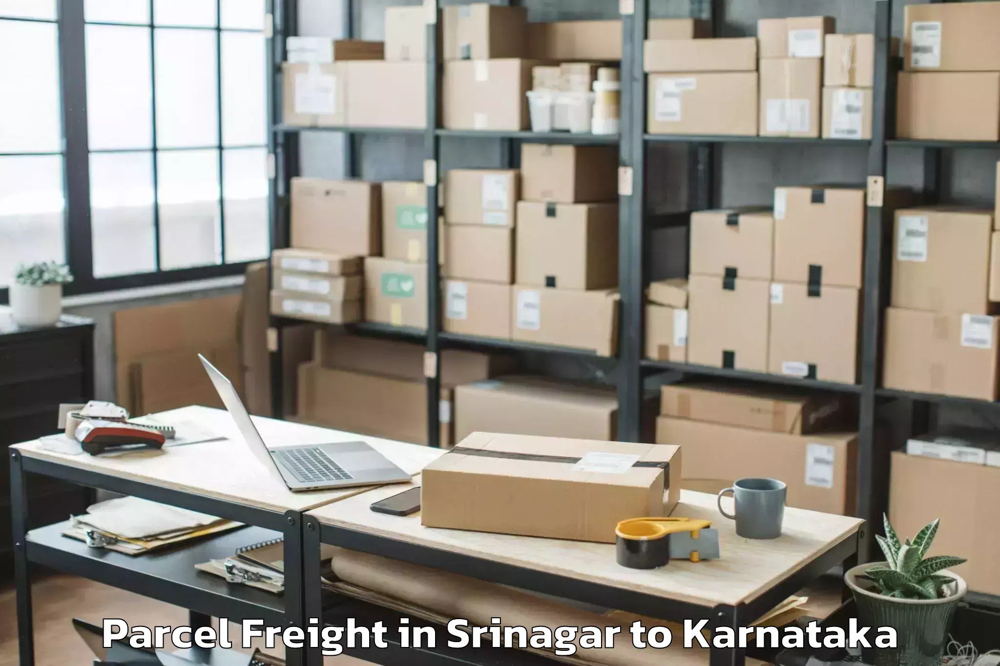 Trusted Srinagar to Panja Dakshin Kannad Parcel Freight